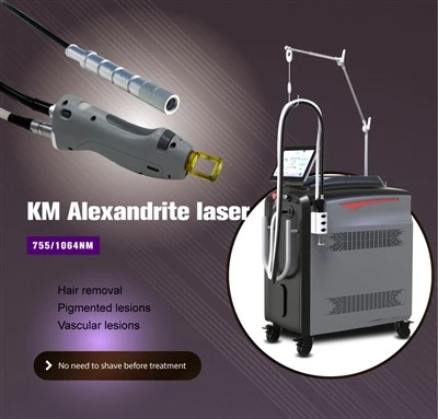 Km alexandrite nd yag laser penyingkiran rambut